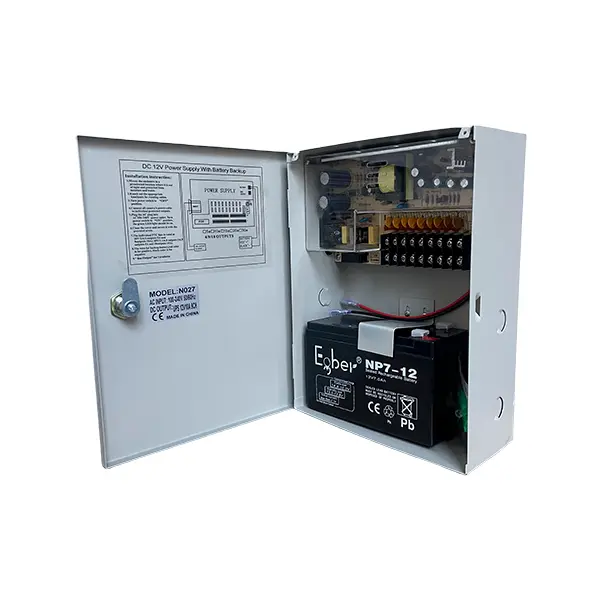 FUENTE SUPERVISADA 12V 10A UPS DIMAX 9 SALIDAS