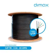 ROLLO CABLE UTP CAT5E DIMAX OUTDOOR C713