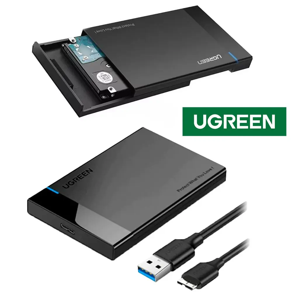 CASE EXTERNO USB 3.0 HDD 2.5" UGREEN