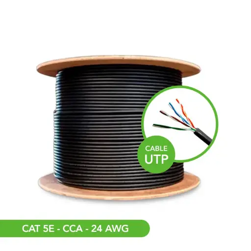 CABLE UTP CAT5E CCA DIMAX OUTDOOR C711