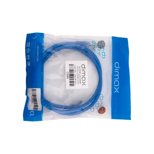 Patch cord 1m Cat6 Azul Dimax 